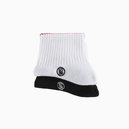 Pack de chaussettes Baller S.K. position empilée avec les coloris : noir et blanc
